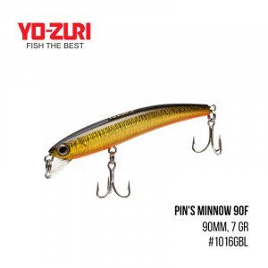 Воблер Yo-Zuri Pin'S Minnow 90F (90mm, 7 gr,) - магазин Fishingstock