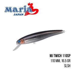 Воблер Maria MJ Twich 110SP (110mm 16.5g) - магазин Fishingstock