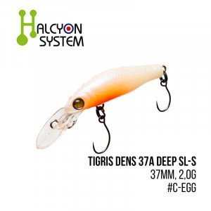 Воблер Halcyon System Tigris Dens 37A Deep SL-S (37mm, 2,0g) - магазин Fishingstock