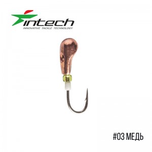 Мормишка Intech Ice Jig Клюшка з отвором ø2.5 (1шт) - фото