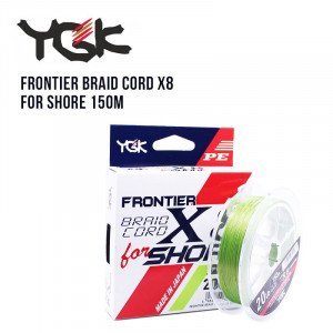 Шнур плетений YGK Frontier Braid Cord X8 for Shore 150m