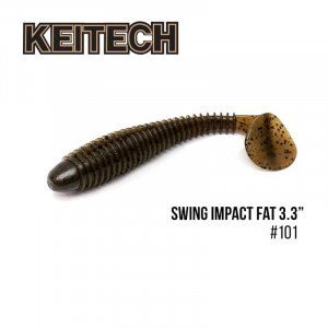 Приманка Keitech Swing Impact Fat 3.3" (7 шт) - магазин Fishingstock