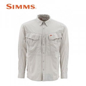 Рубашка Simms Guide Shirt Grey - фото