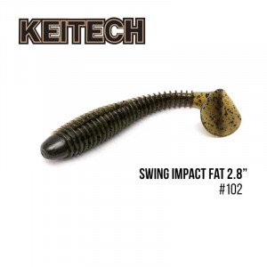 Приманка Keitech Swing Impact Fat 2.8" (8 шт) - магазин Fishingstock