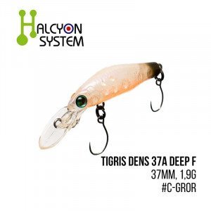 Воблер Halcyon System Tigris Dens 37A Deep F (37mm, 1,9g) - магазин Fishingstock