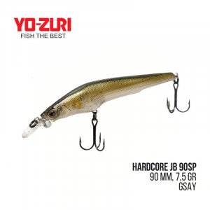Воблер Yo-Zuri Hardcore JB 90SP (90 mm, 7,5 gr, 1,5 m) - магазин Fishingstock