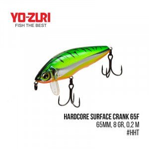 Воблер Yo-Zuri Hardcore Surface Crank 65F (65mm, 8 gr, 0,2 m)
