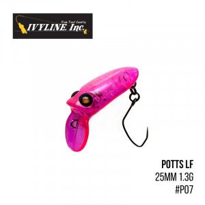 Воблер Ivyline Potts LF 25mm 1.3g - магазин Fishingstock