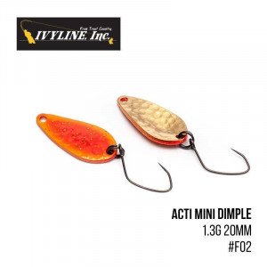 Блешня  Ivyline Acti Mini Dimple 1.3g 20mm - магазин Fishingstock