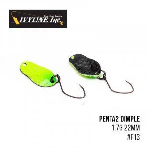 Блешня Ivyline Penta2 Dimple 1.7g 22mm - магазин Fishingstock