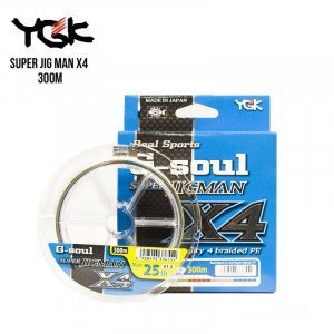 Шнур плетений YGK Super Jig Man X4 300m 