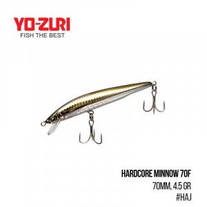 Воблер Yo-Zuri Hardcore Minnow 70F (70mm, 4.5 gr,) - магазин Fishingstock