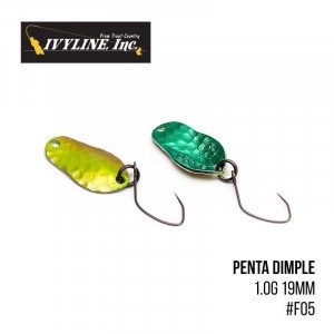 Блешня  Ivyline Penta Dimple 1.0g 19mm - магазин Fishingstock