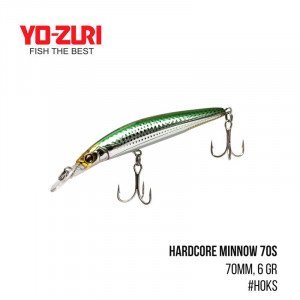 Воблер Yo-Zuri Hardcore Minnow 70S (70mm, 6 gr,) - магазин Fishingstock