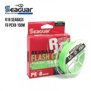 Шнур плетений Seaguar R18 Seabass FG PEx8, 150м 