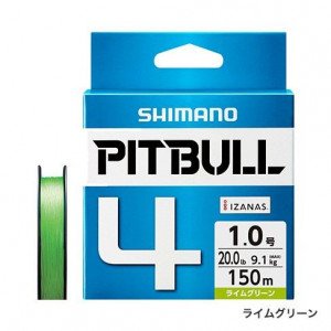 Шнур Shimano Pitbull 4PE 150m Lime Green PL-M54R  
