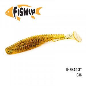 Приманка FishUp U-Shad 3" (9шт) - магазин Fishingstock