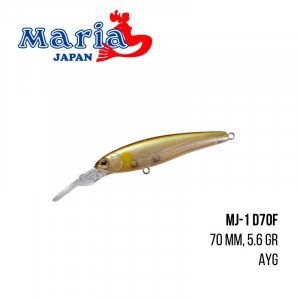 Воблер Maria MJ-1 D70F (70mm 5,6g) - магазин Fishingstock