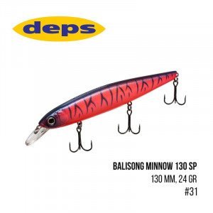 Воблер Deps Balisong Minnow 130 SP (130 мм, 24 гр, 1,5m) - магазин Fishingstock