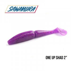 Виброхвост Sawamura One'Up Shad  2" (10шт.) - магазин Fishingstock