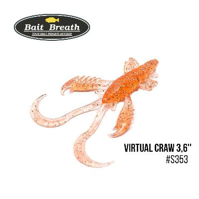 Приманка Bait Breath Virtual Craw 3,6'' (8шт.)