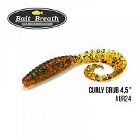 Приманка Bait Breath Curly Grub 4,5" (8шт) - магазин Fishingstock
