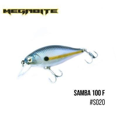 Воблер Megabite  Samba 100 F (60 mm, 12,5 g, 1 m)