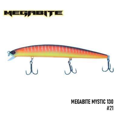 Воблер Megabite  Mystic 130 SP (130 мм, 18,4 гр, 0,5 m)