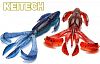 Приманка Keitech Crazy Flapper 2.8" (8шт)