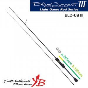 Спінінг Yamaga Blanks Blue Current III BLC-69