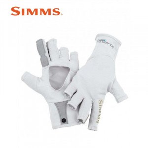 Перчатки літні Simms Solarflex Sunglove Grey - фото